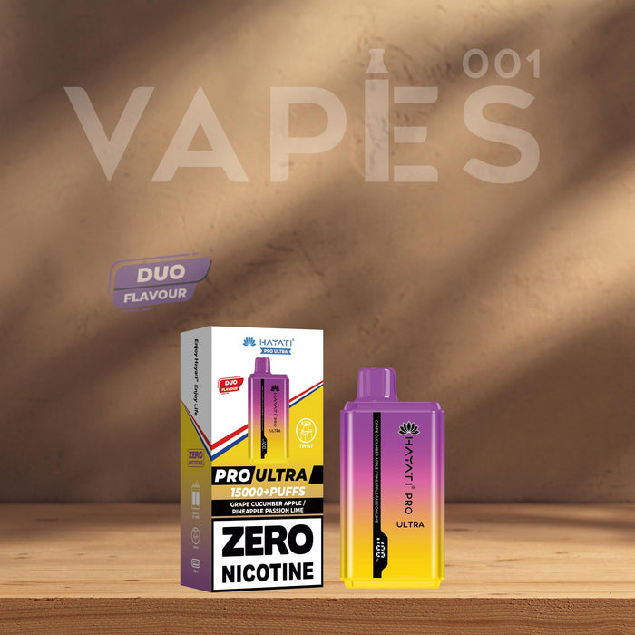 Hayati Pro Ultra 15K - Disposable Vape - 0% nicotine Vapes001 Hayati Pro Ultra 15K - Disposable Vape - 0% nicotine Vapes001