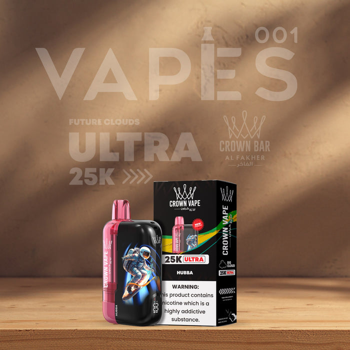 Al Fakher Crown Bar - Ultra 25K - 0.5% Nicotine - Disposable Vape Vapes001 Al Fakher Crown Bar - Ultra 25K - 0.5% Nicotine - Disposable Vape Vapes001