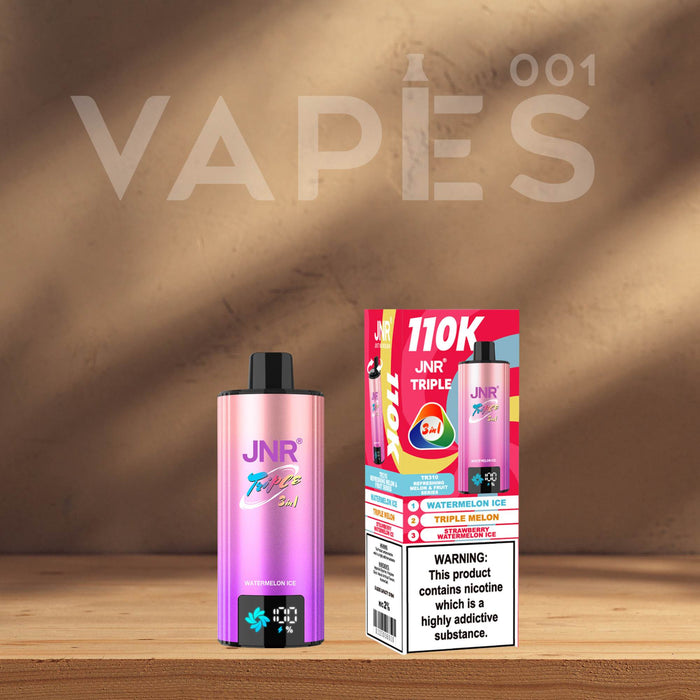 JNR Triple 110K Einweg Vape / Disposable 2 % Nikotin Triple Ge Vapes001 JNR Triple 110K Einweg Vape / Disposable 2 % Nikotin Triple Ge Vapes001