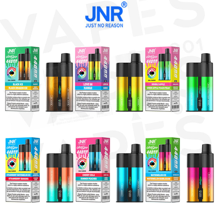 JNR – WindWhip 44K – Engångs Vape / Disposable – 2% Nikotin – Dubbel Smak