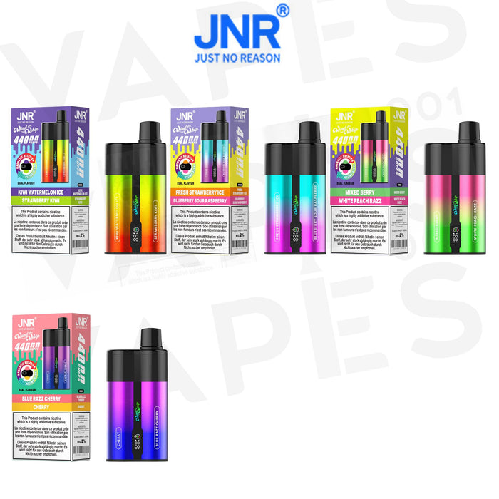 JNR – WindWhip 44K – Engångs Vape / Disposable – 2% Nikotin – Dubbel Smak