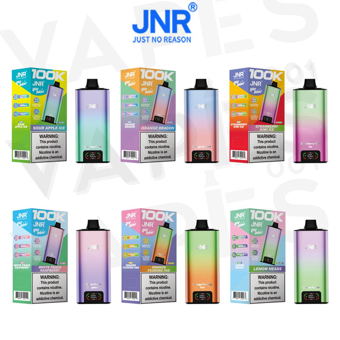 JNR – BigMac 100K – Engångs Vape / Disposable – 2% Nikotin