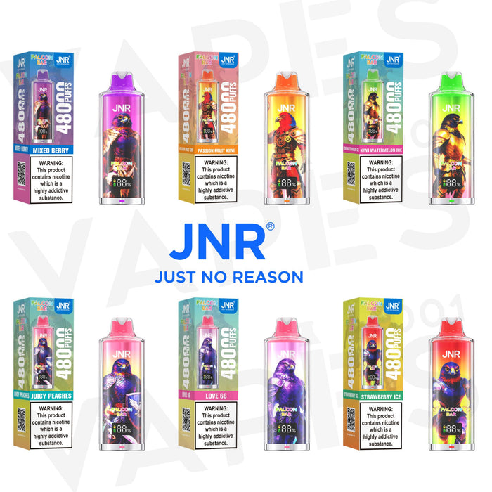 JNR - Falcon Bar 48K - Puff Jetable / Vape Disposable 2% Nicotine