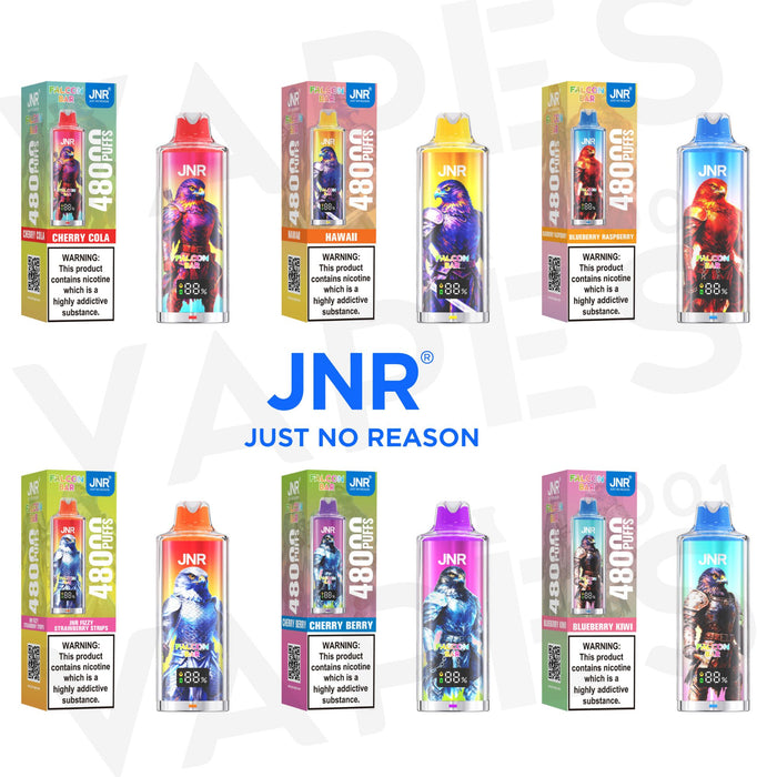 JNR - Falcon Bar 48K - Puff Jetable / Vape Disposable 2% Nicotine