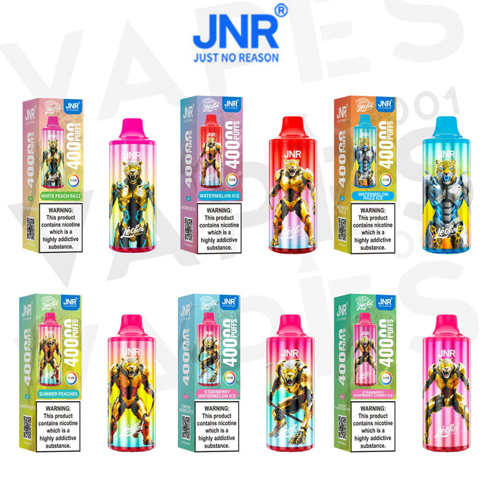 JNR – Léopard 40K – Sigaretta Elettronica Usa e Getta / Puff JNR – 2% Nicotina