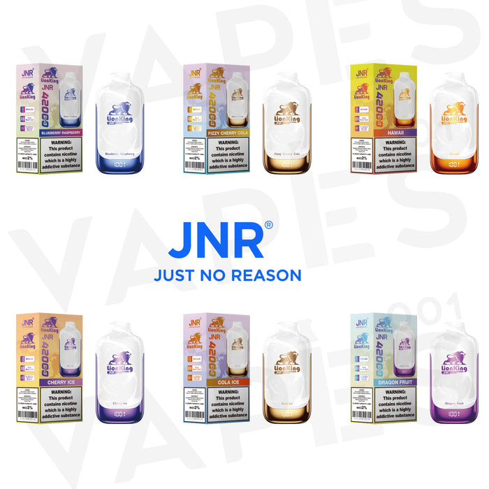 JNR - Lion King 42K - Puff Jetable / Vape Disposable 2% Nicotine Vapes001 JNR - Lion King 42K - Puff Jetable / Vape Disposable 2% Nicotine Vapes001