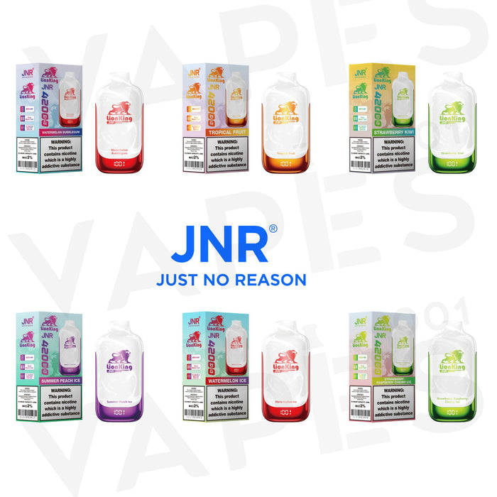 JNR Lion King 42K Disposable Vape 2% Nicotine Vapes001 JNR Lion King 42K Disposable Vape 2% Nicotine Vapes001