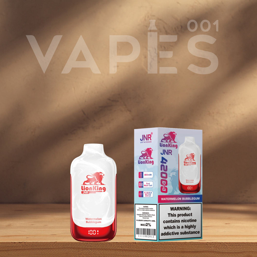 JNR - Lion King 42K - Puff Jetable / Vape Disposable 2% Nicotine Vapes001 JNR - Lion King 42K - Puff Jetable / Vape Disposable 2% Nicotine Vapes001