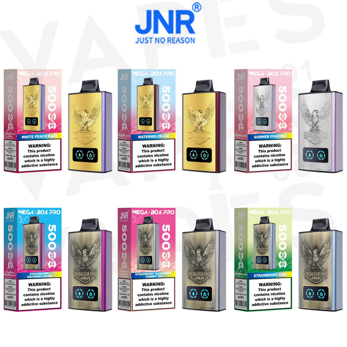 JNR – Mega Box Pro 50K – Engångs Vape / Disposable – 2% Nikotin