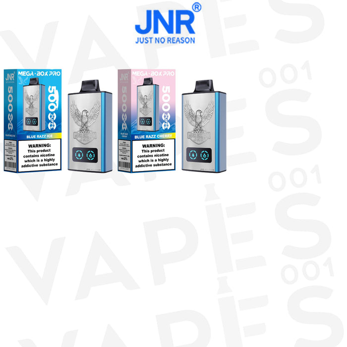 JNR – Mega Box Pro 50K – Engångs Vape / Disposable – 2% Nikotin