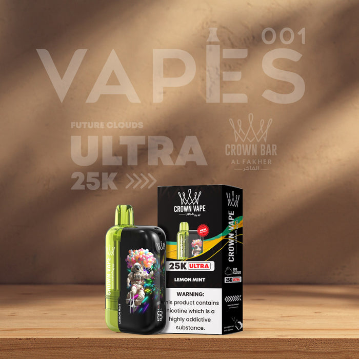 Al Fakher Crown Bar - Ultra 25K - 0.5% Nicotine - Disposable Vape Vapes001 Al Fakher Crown Bar - Ultra 25K - 0.5% Nicotine - Disposable Vape Vapes001