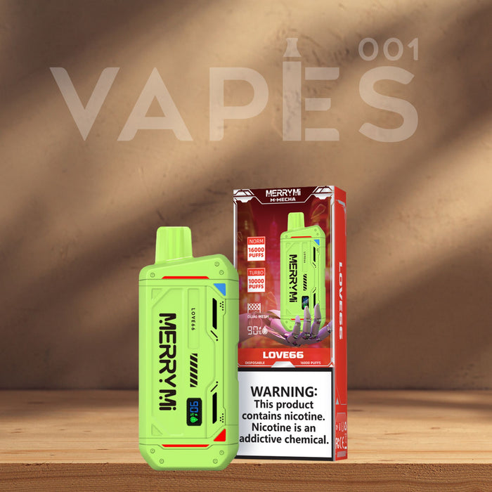 Merry-Mi - M-Mecha 16K - Puffs / Disposable Vape