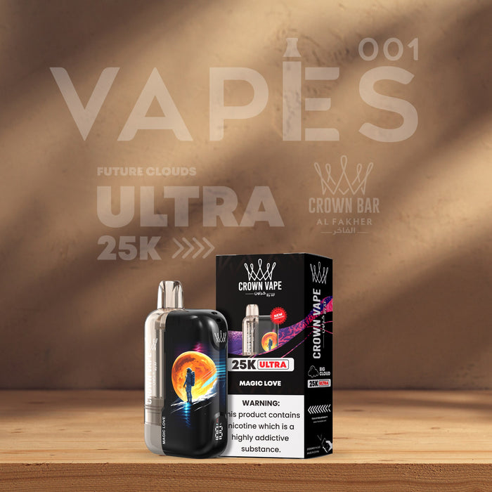 Al Fakher Crown Bar - Ultra 25K - 0.5% Nicotine - Disposable Vape Vapes001 Al Fakher Crown Bar - Ultra 25K - 0.5% Nicotine - Disposable Vape Vapes001
