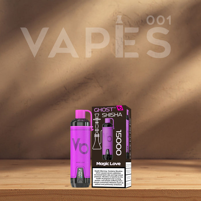 Ghost Shisha 15K - Wegwerp Vape / Disposable 0.5% Nicotine