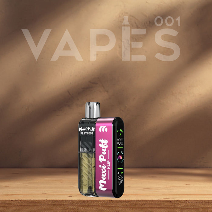 Maxi Puff Klip 18k - Pod & Cartouche - 0% nicotine