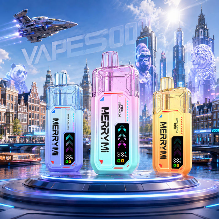 MerryMi - Mecha X 36K - Engangs Vape / Disposable - 3% Nikotin - Turbo Mode 30K
