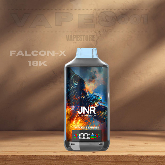 JNR- Falcon X 18K - Puff Jetable / Disposable Vapes001 JNR- Falcon X 18K - Puff Jetable / Disposable Vapes001