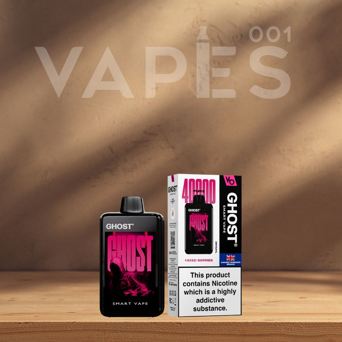 Ghost Smart Vape 40K - Disposable Vape 2% Nicotine Vapes001 Ghost Smart Vape 40K - Disposable Vape 2% Nicotine Vapes001