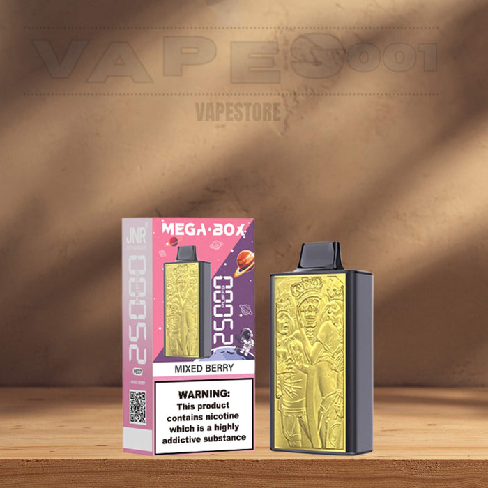 JNR - Mega Box 25K bouffées - 2% de Nicotine - Puff Jetable / Vape Disposable