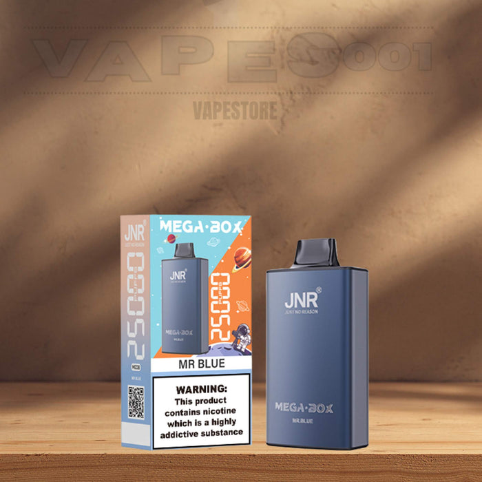 JNR - Mega Box 25K bouffées - 2% de Nicotine - Puff Jetable / Vape Disposable