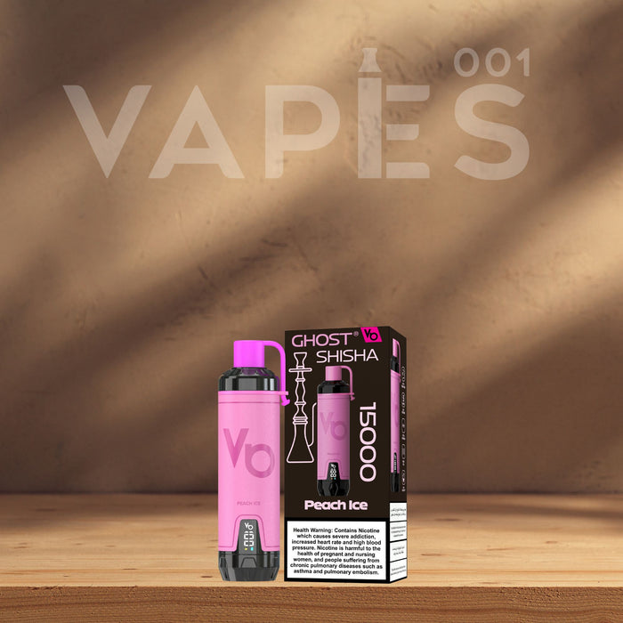 Ghost Shisha 15K - Wegwerp Vape / Disposable 0.5% Nicotine