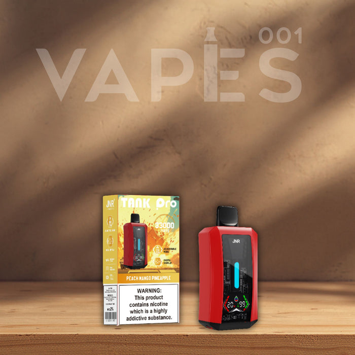 JNR - Tank Pro - 33000 Puffs - 2% Nicotine - Disposable Vape Vapes001 JNR - Tank Pro - 33000 Puffs - 2% Nicotine - Disposable Vape Vapes001