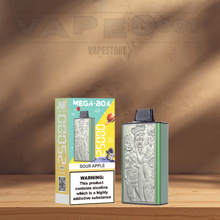 JNR - Mega Box 25K puffs - 2% Nicotine - Puff / Disposable Vape Vapes001 JNR - Mega Box 25K puffs - 2% Nicotine - Puff / Disposable Vape Vapes001