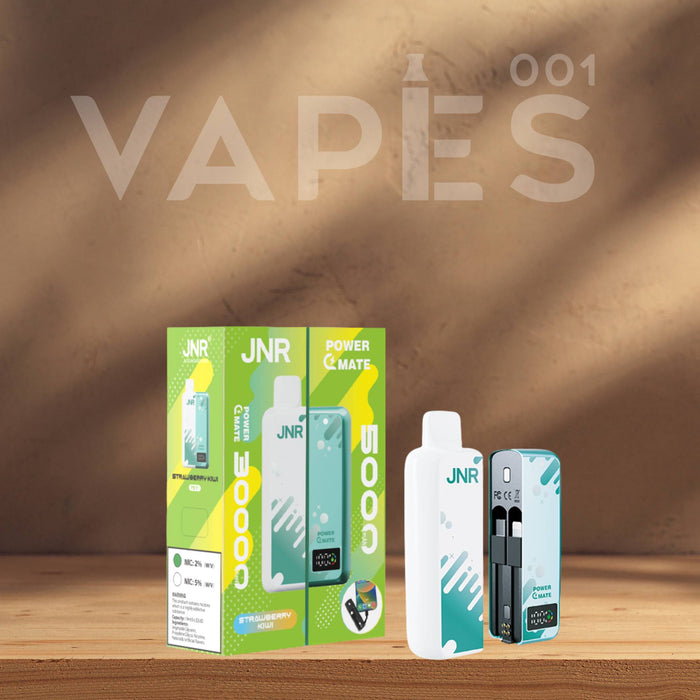 JNR - PowerMate - 30000 Bouffées - 2% de nicotine - Pod Vape & PowerBank