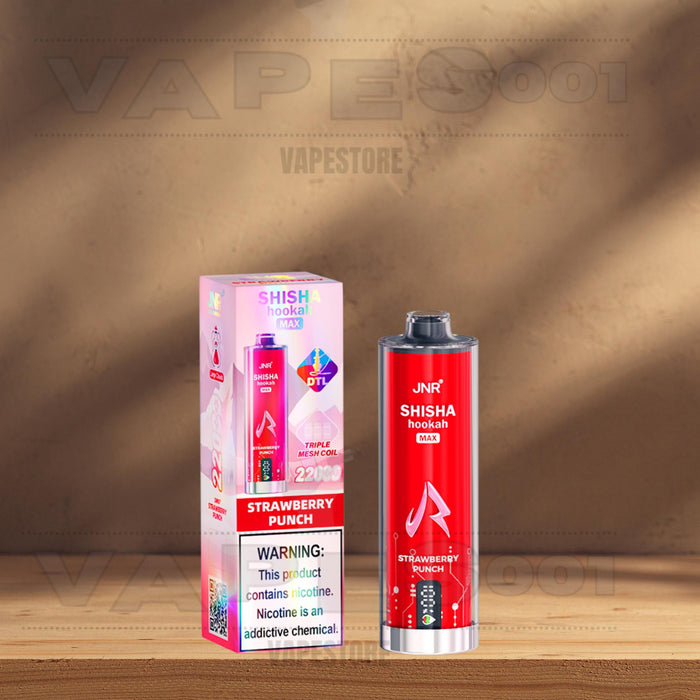 JNR - Shisha Hookah Max 22K - Engangs Vape / Disposable - 2% Nikotin