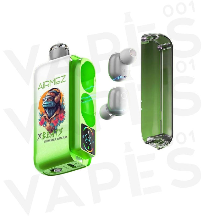 AirMez - X-Beats 40000 - 2-in-1 Smart Vape Earbuds - Disposable Puff / Vapes001 AirMez - X-Beats 40000 - 2-in-1 Smart Vape Earbuds - Disposable Puff / Vapes001