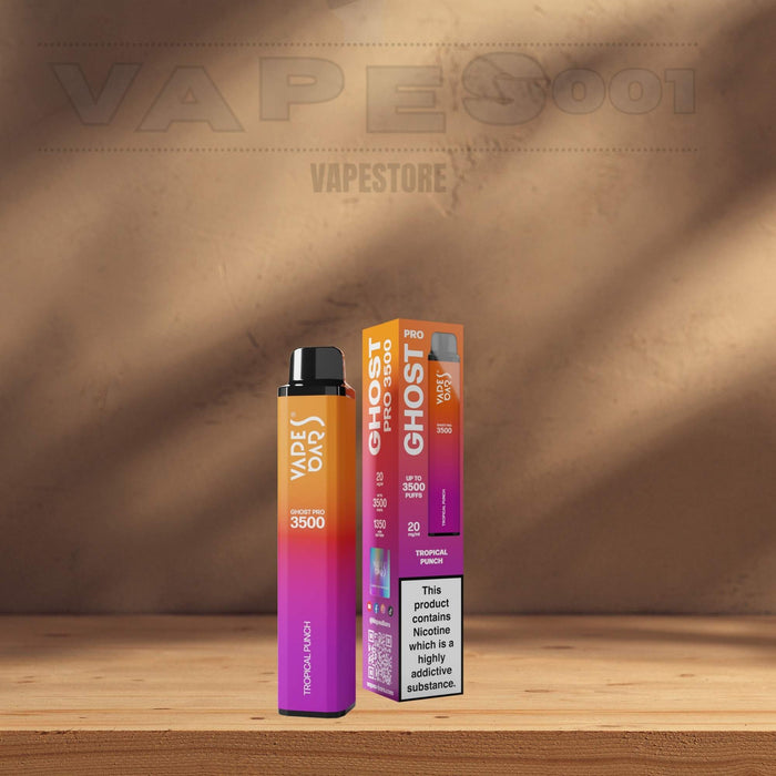 Ghost Pro 3500 - Wegwerp Vape - Disposable 2% Nicotine