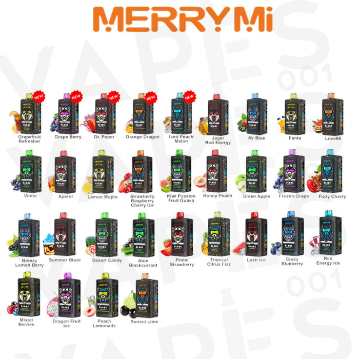 Merry-Mi – Blade 30K – Wegwerp Vape / Disposable – 5% nicotine