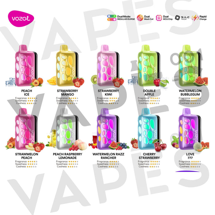 VOZOL – Rave 40K – Einweg Vape / Disposable – 5 % Nikotin