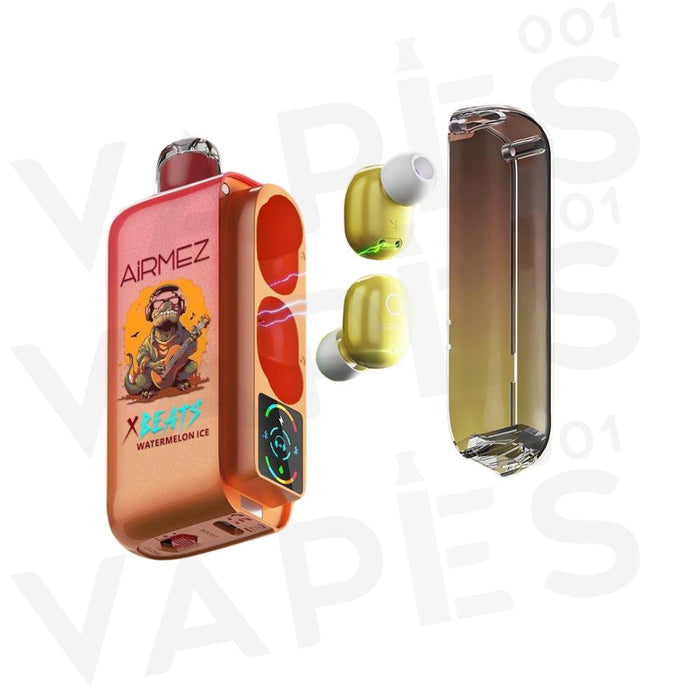 AirMez - X-Beats 40000 - Écouteur Smart Vape 2-en-1 - Puff Jetable / Vape Disposable 2% Nicotine