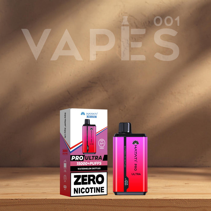 Hayati Pro Ultra 15K - Disposable Vape - 0% nicotine Vapes001 Hayati Pro Ultra 15K - Disposable Vape - 0% nicotine Vapes001
