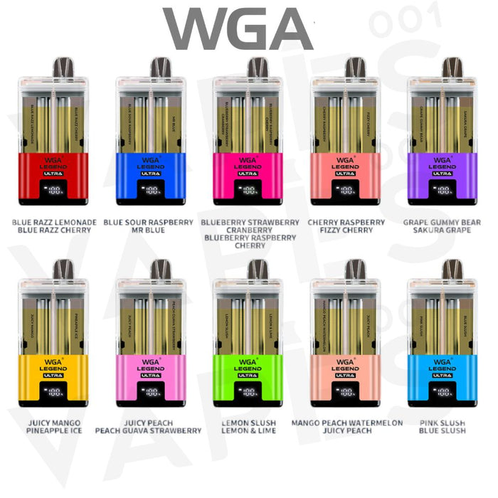 WGA - Legend Ultra - 30K Bouffées - Rechargeable - 2ml E-Liquide / Vape Pod