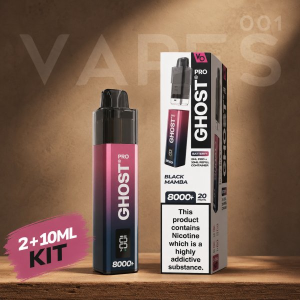 Ghost - Pro 8000+ - 8000 puffar - Engångs Vape 2% nikotin